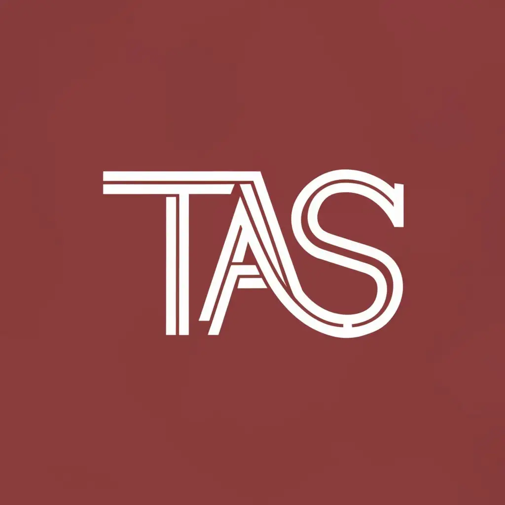 a logo design,with the text "tas", main symbol:tas,Moderate,clear background