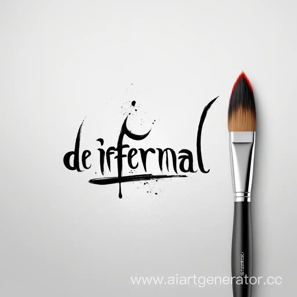 Minimalist-Brushstroke-Inscription-De-Infernal