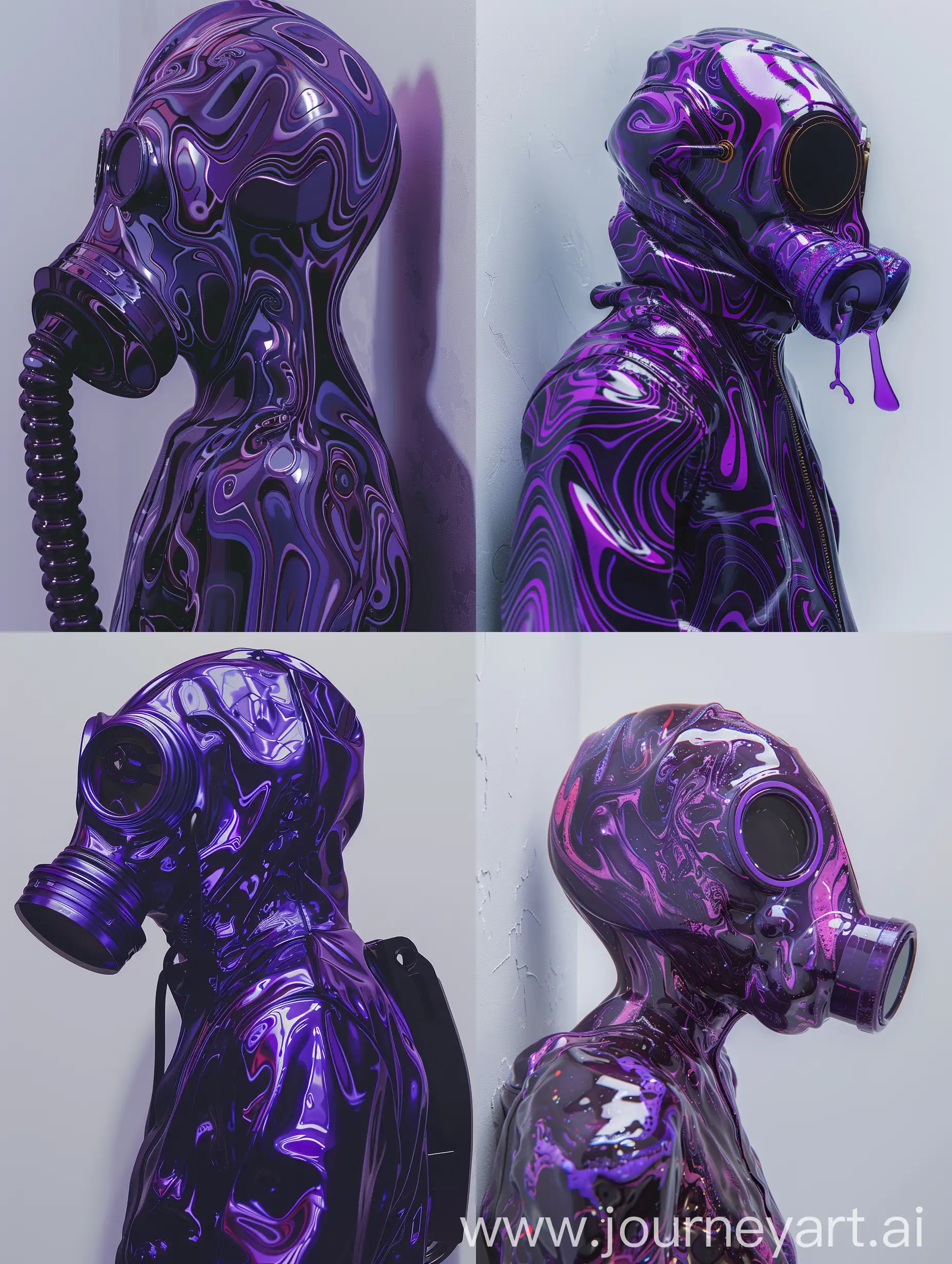 Glossy-Cybernetic-Purple-Gas-Mask-Beauty-with-Abstract-Distortion