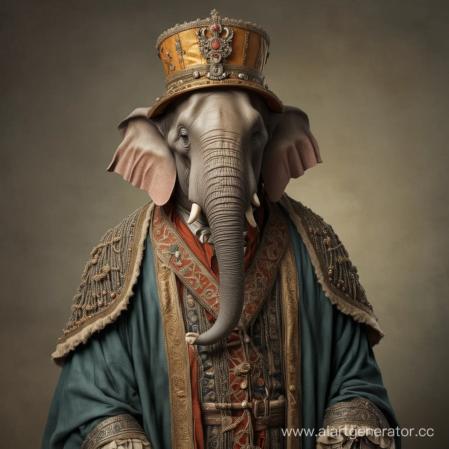 Loxodon-Nobleman-in-Middle-Ages-Dutch-Clothing