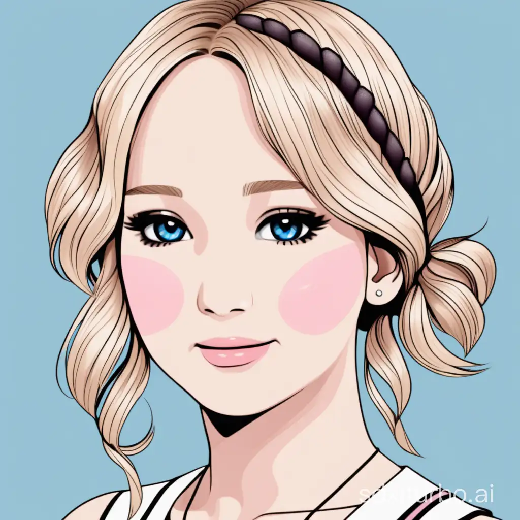 Jennifer-Lawrence-in-Cute-Kawaii-Style-Portrayal
