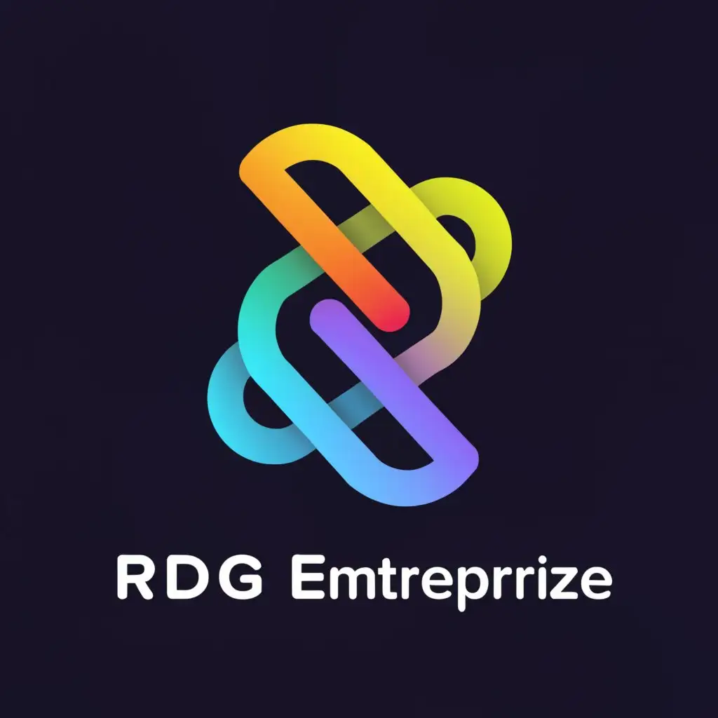 a logo design,with the text "RDG Enterprize", main symbol:RDG,Moderate,be used in Technology industry,clear background