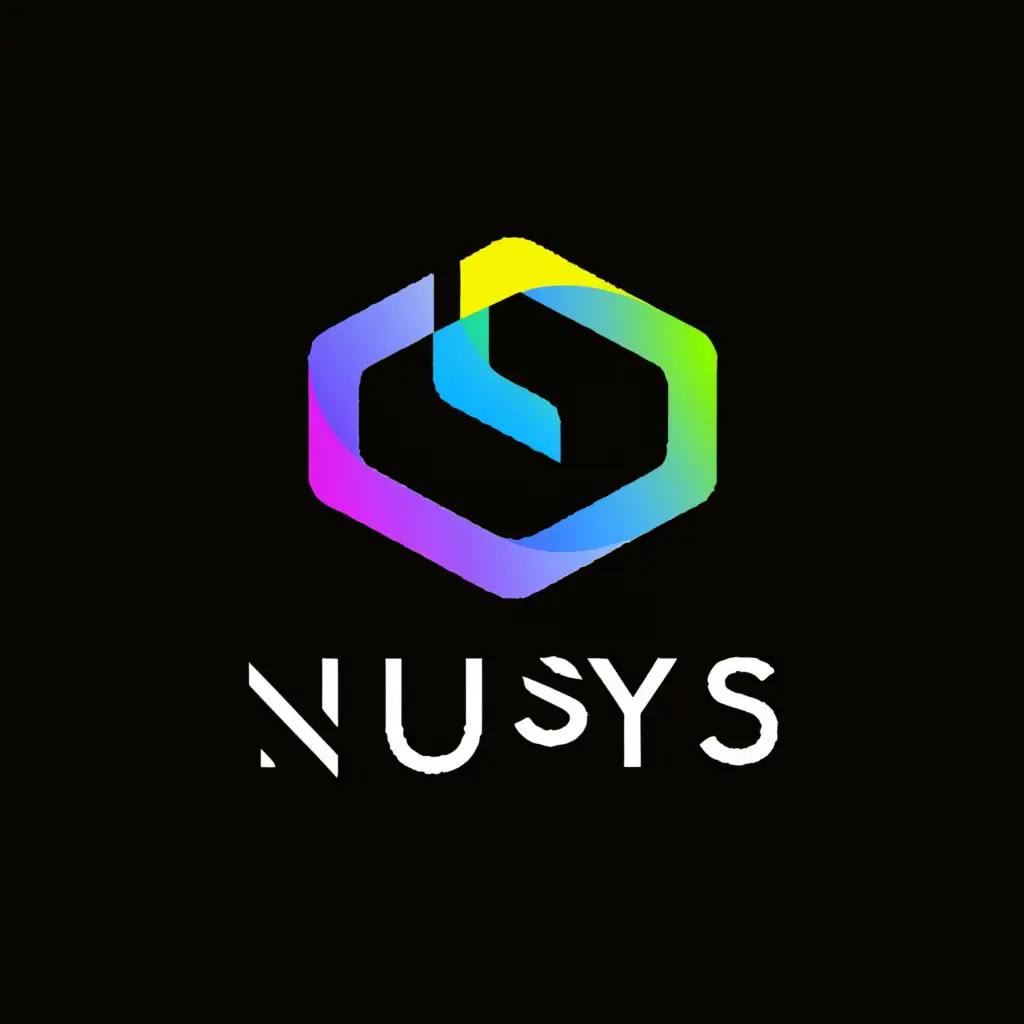 a logo design,with the text "nusys", main symbol:technonolgy,complex,be used in Technology industry,clear background