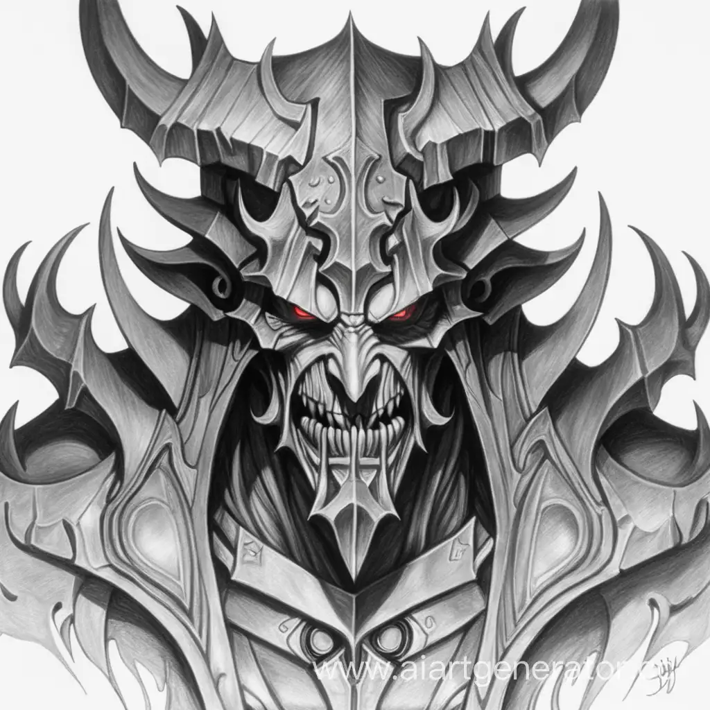 Sinister-Demon-Overlord-Sketch-Dark-Fantasy-Artwork