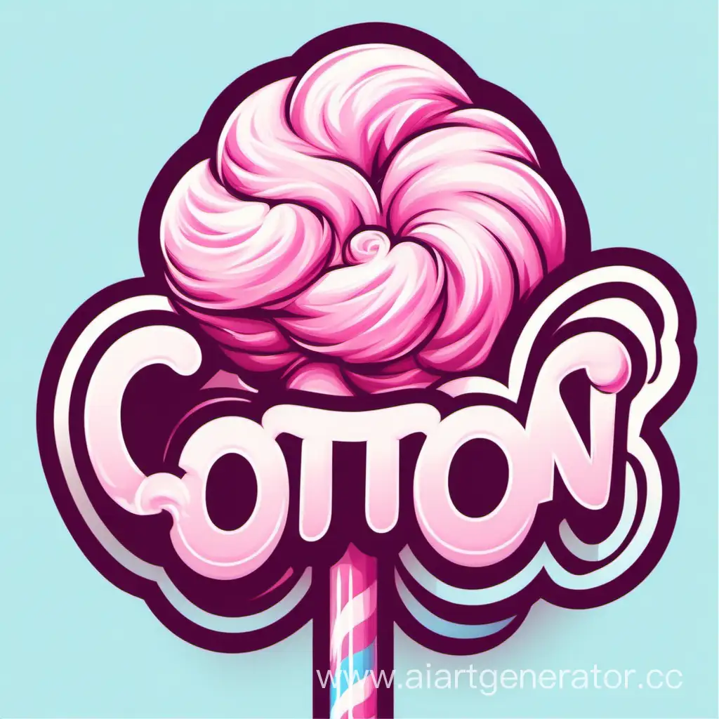 Whimsical-Cotton-Candy-Logo-Design