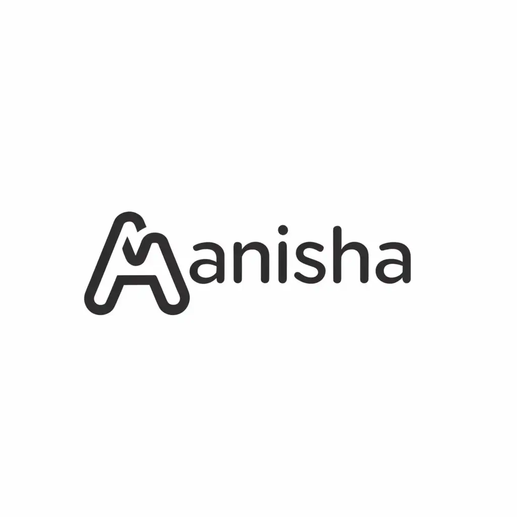 a logo design,with the text "Anisha", main symbol:Tool Design,Minimalistic,be used in Technology industry,clear background