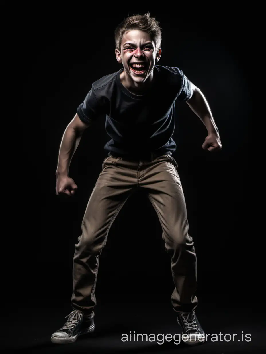 Dynamic-Strong-Boy-with-a-Sneaky-Grin-on-Black-Background