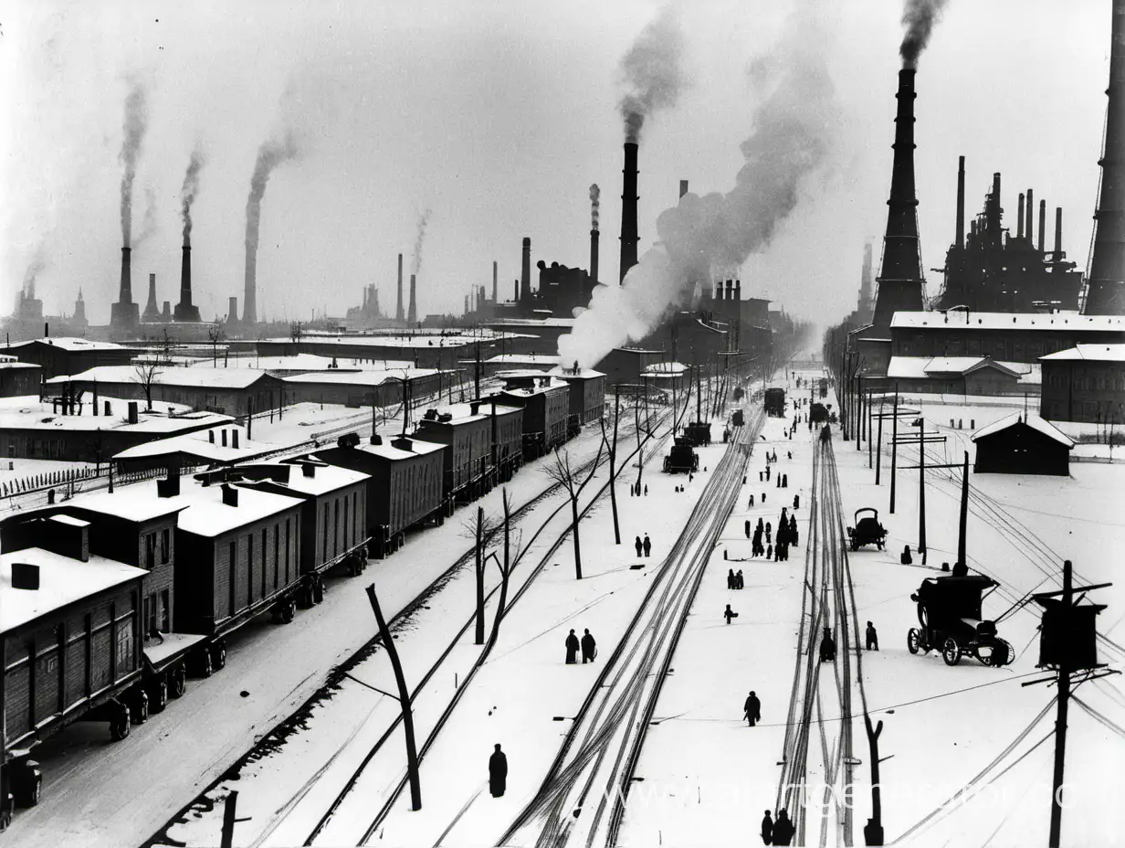 Industrialization-in-Novosibirsk-1930-A-Glimpse-into-Soviet-Urban-Development