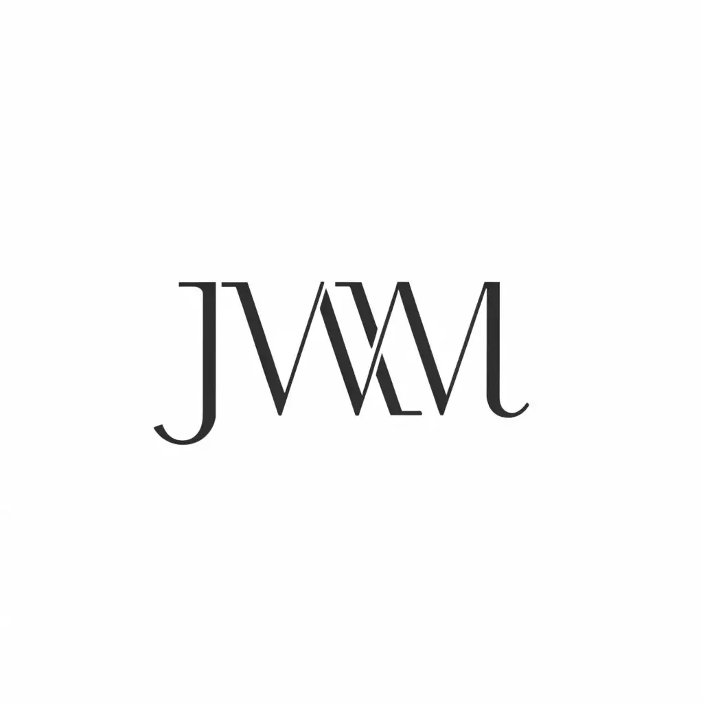 a logo design,with the text "Joseph W Martinez", main symbol:JWM,Moderate,clear background