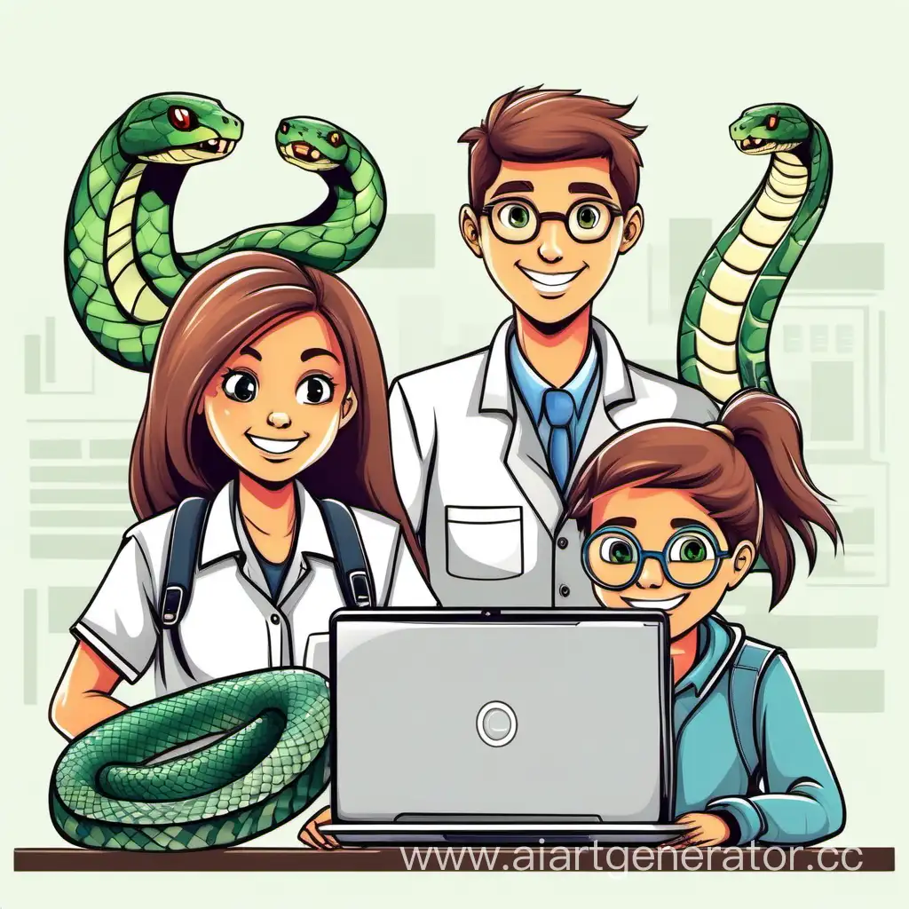 Happy-Students-and-Teachers-Preparing-for-EGE-Exam-in-Python