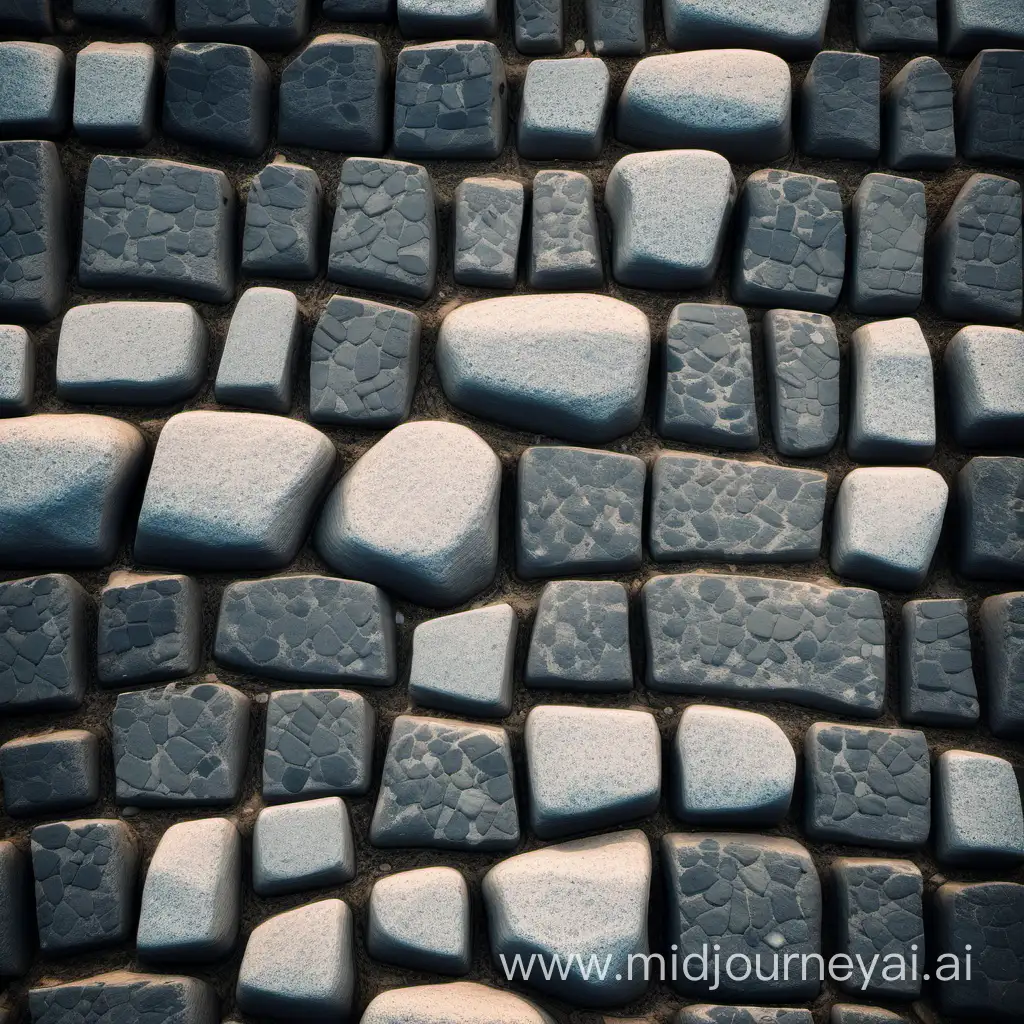 Natural Stone and Cobblestone Textured Background