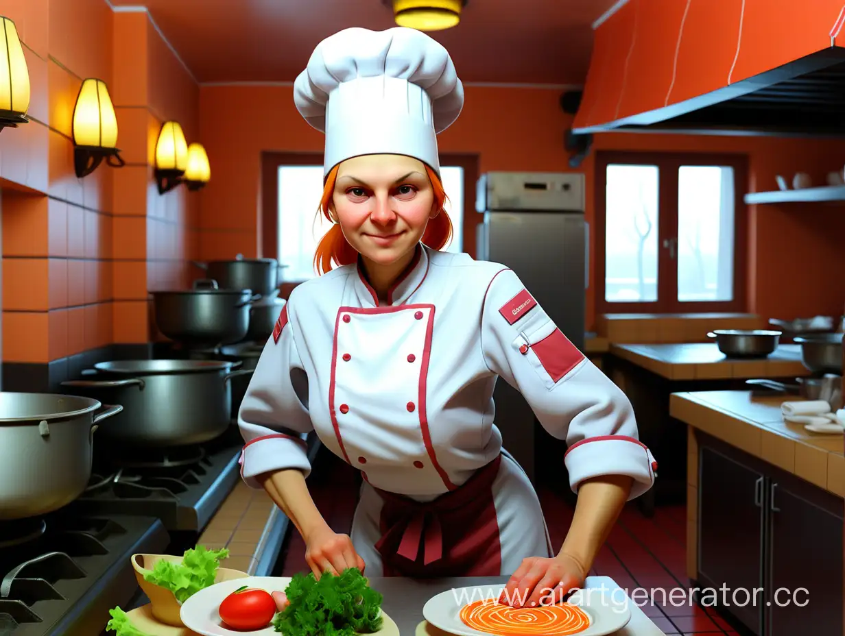 Svetlana-Cooking-Authentic-Russian-Cuisine-in-a-Restaurant-Kitchen