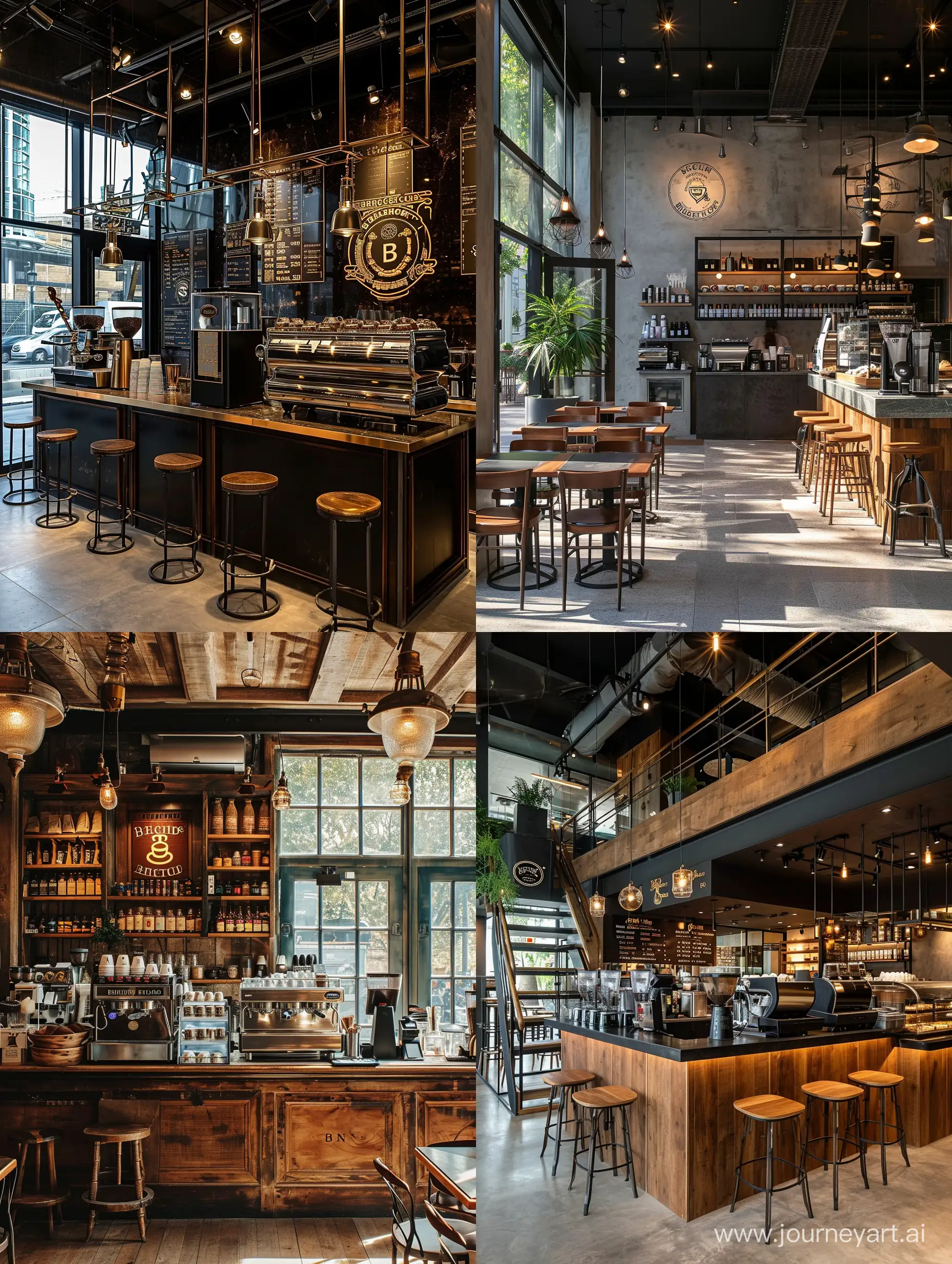 The most beautiful image of the coffee shop with Beckham's logo