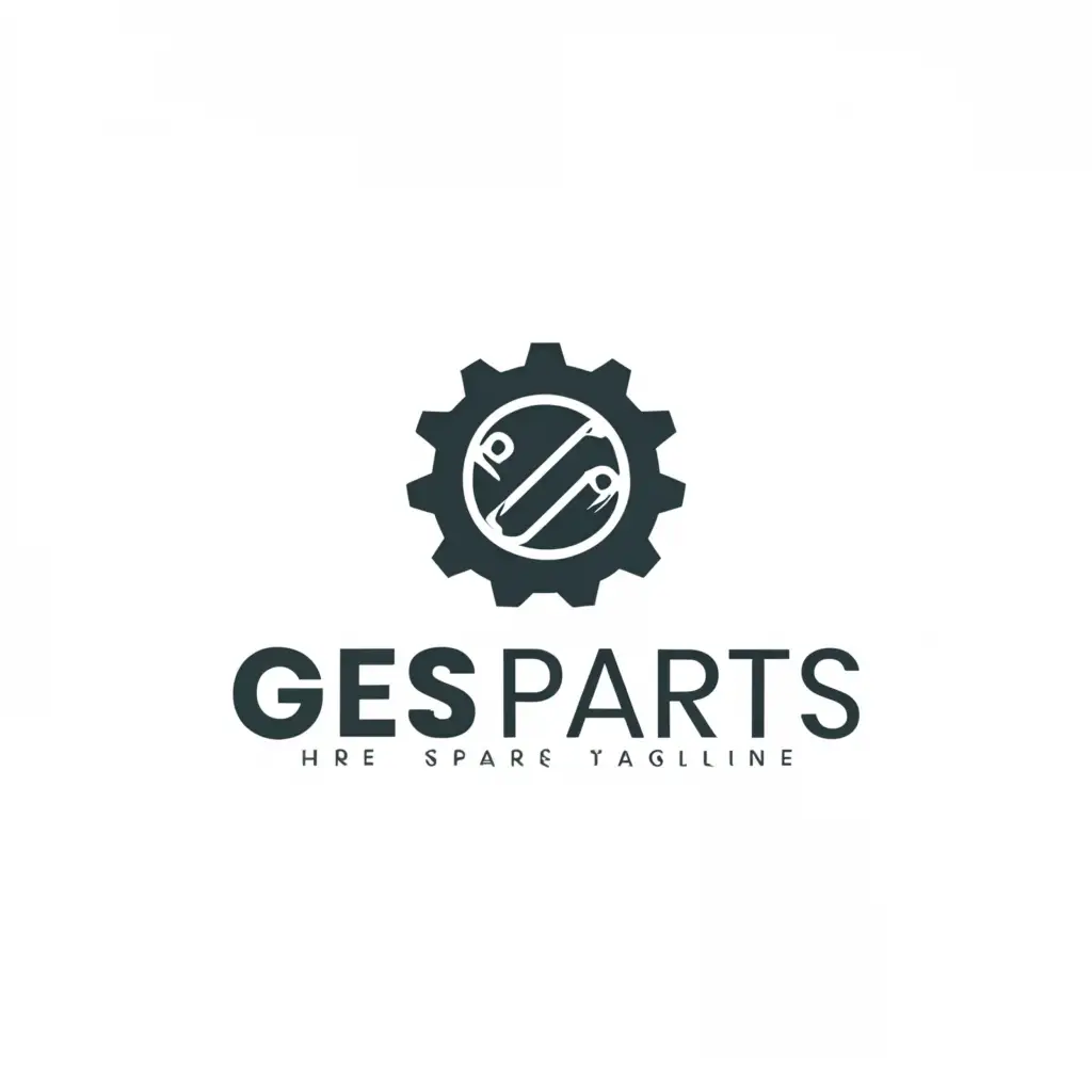 a logo design,with the text "GestParts", main symbol:Spare Parts,Moderate,be used in Retail industry,clear background
