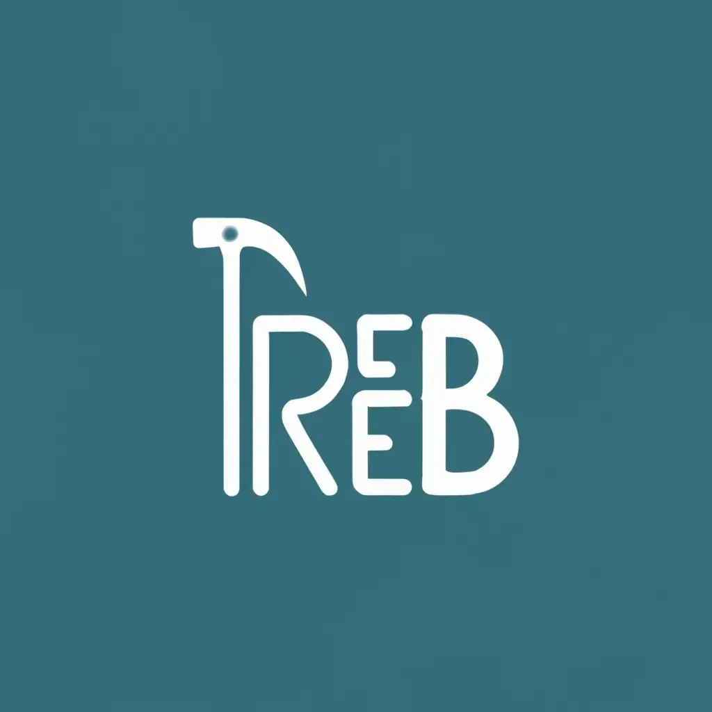 logo, Hammer, with the text "Tree B", typography, be used in Construction industry