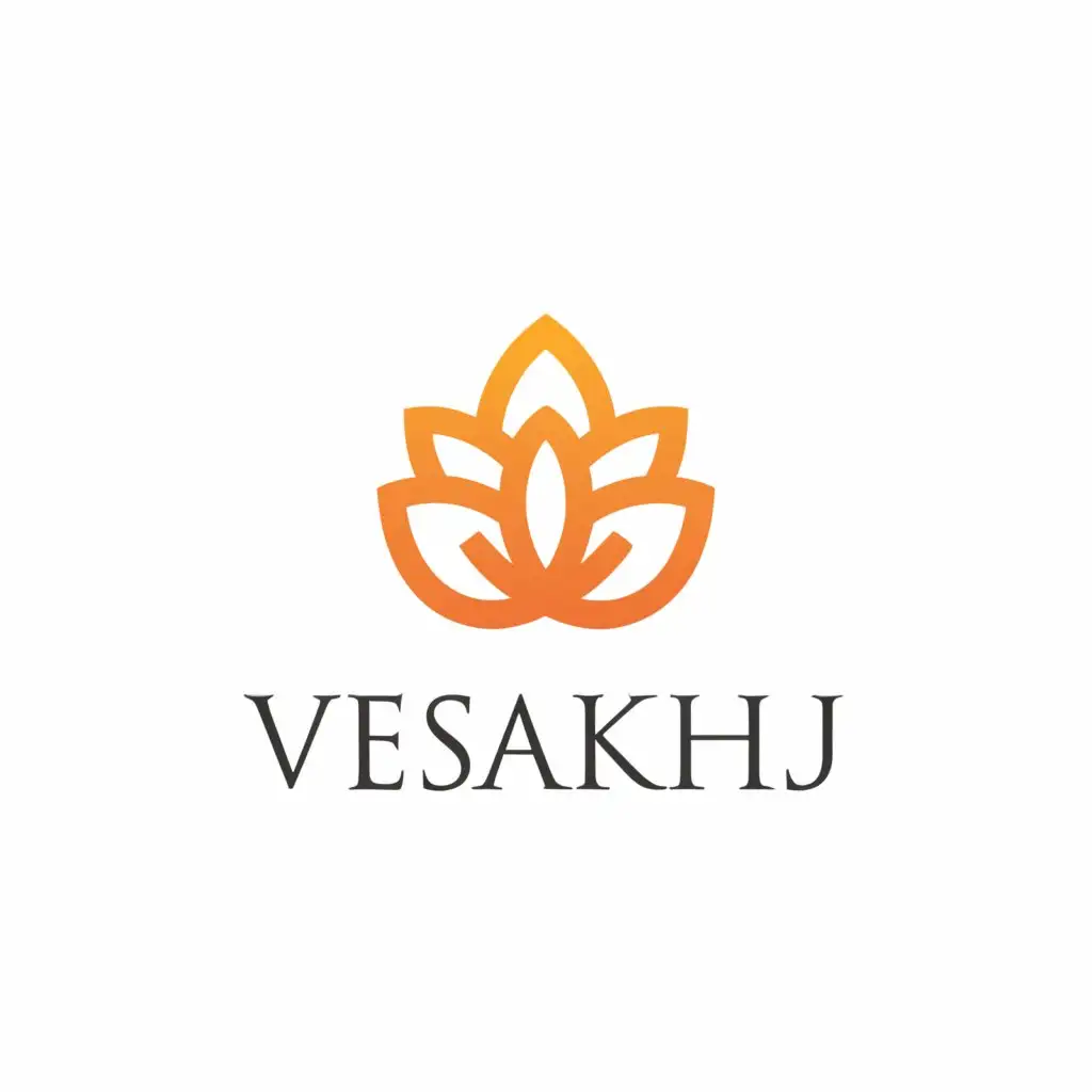 a logo design,with the text "Vesakha", main symbol:Buddha,Moderate,be used in Events industry,clear background