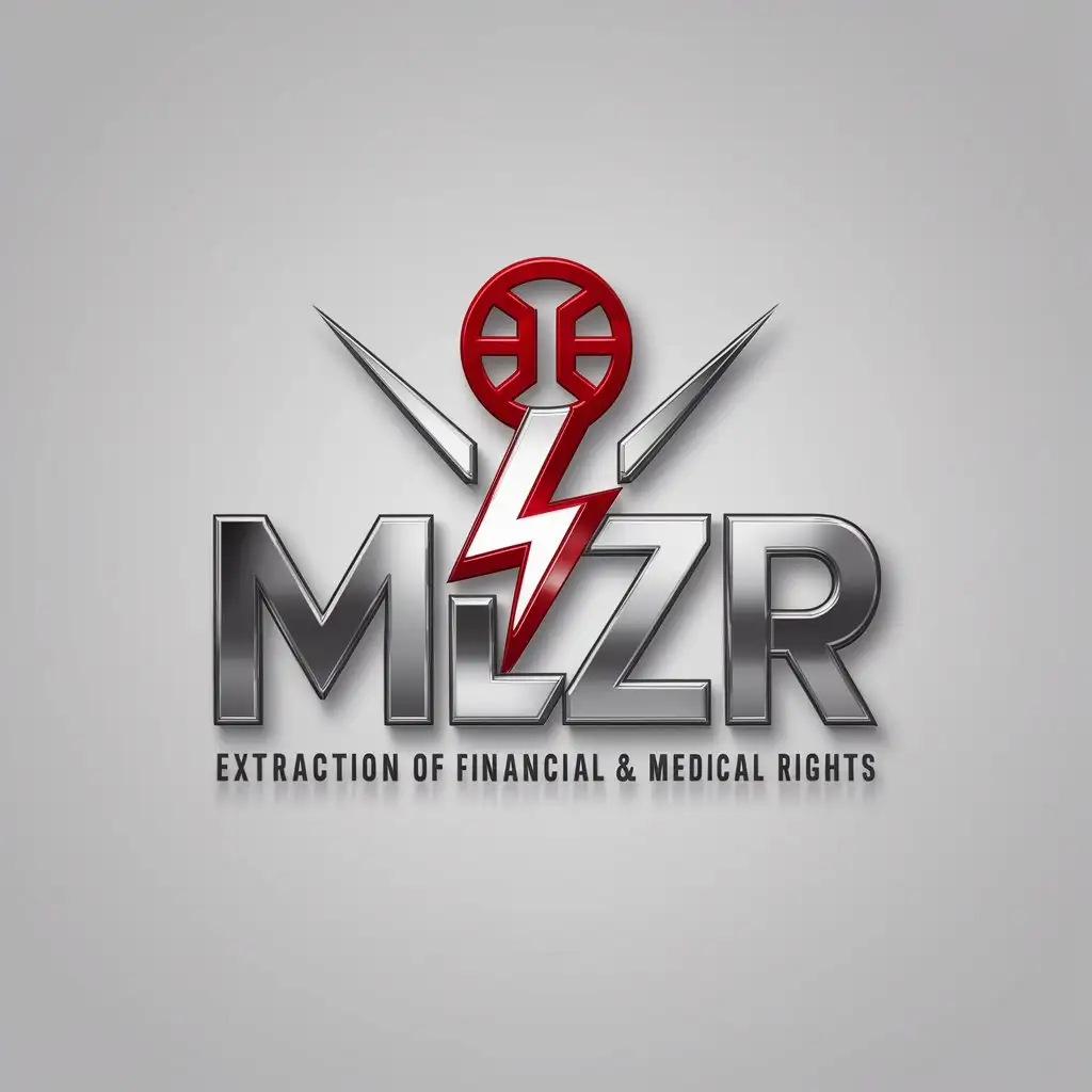 Logo for "Mlzr" a company for the extraction of financial and medical rights