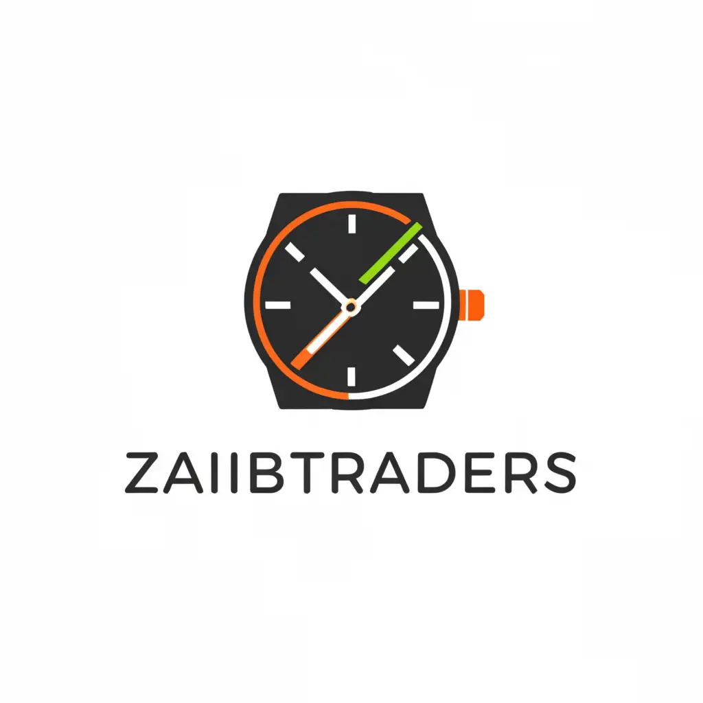 a logo design,with the text "ZAIB TRADERS", and motive "Stylish and Quality Product" main symbol:Smart Watch and Airbuds Dealer,Minimalistic,be used in Sports Fitness industry,clear background