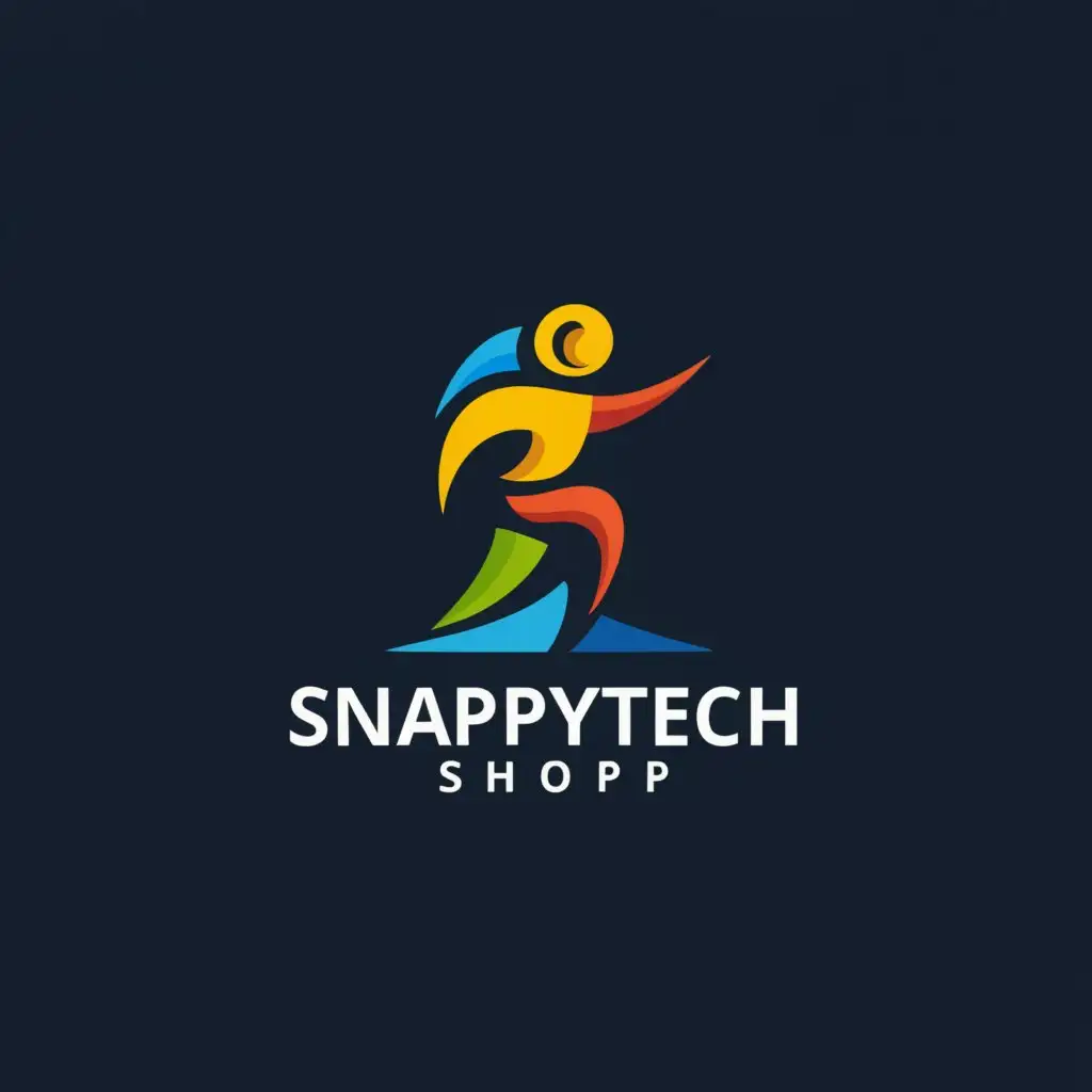 a logo design,with the text "SnappyTech Shop", main symbol:Health product,Moderate,be used in Sports Fitness industry,clear background