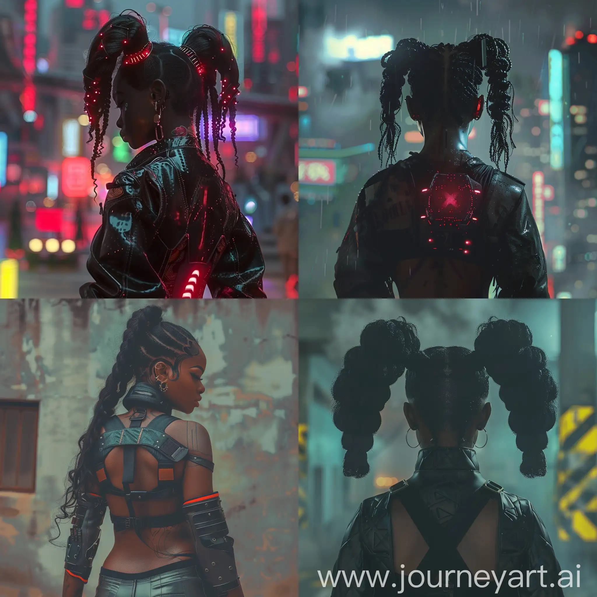 Futuristic-Cyberpunk-Women-in-Urban-Landscape