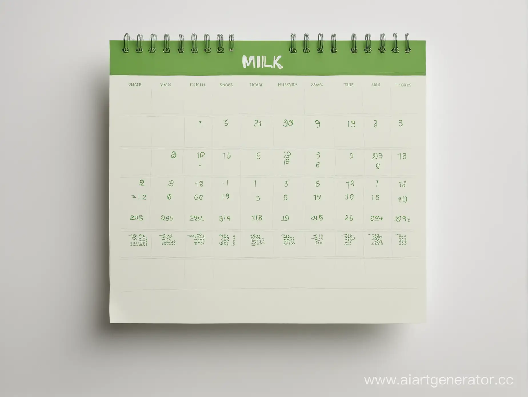 MilkThemed-Light-Green-Calendar-on-White-Background