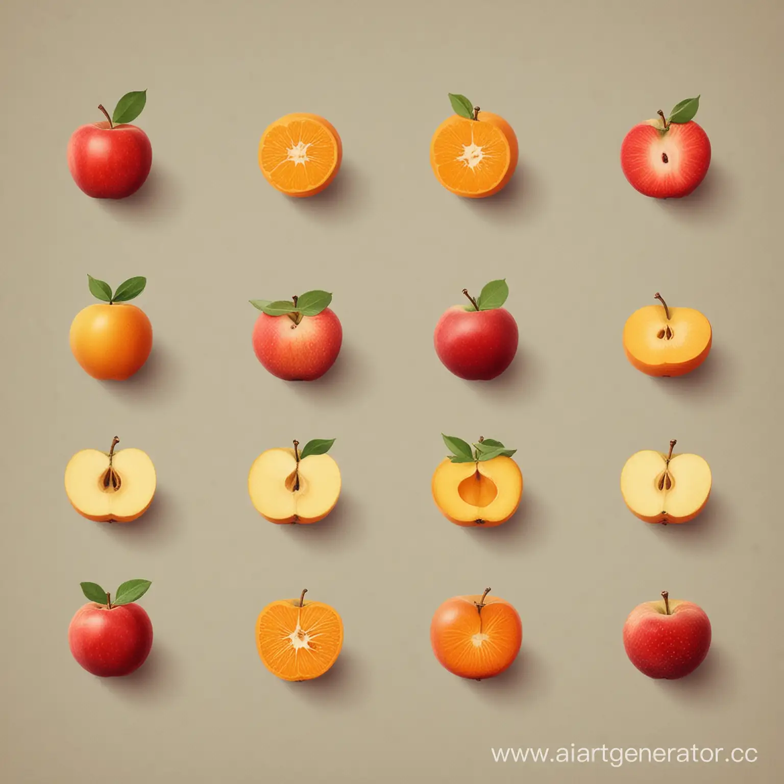 Simple-Minimalistic-Illustration-of-Various-Fruits