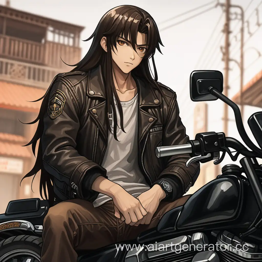 Mysterious-Anime-Biker-with-Dark-Brown-Eyes-and-Shaggy-Hair