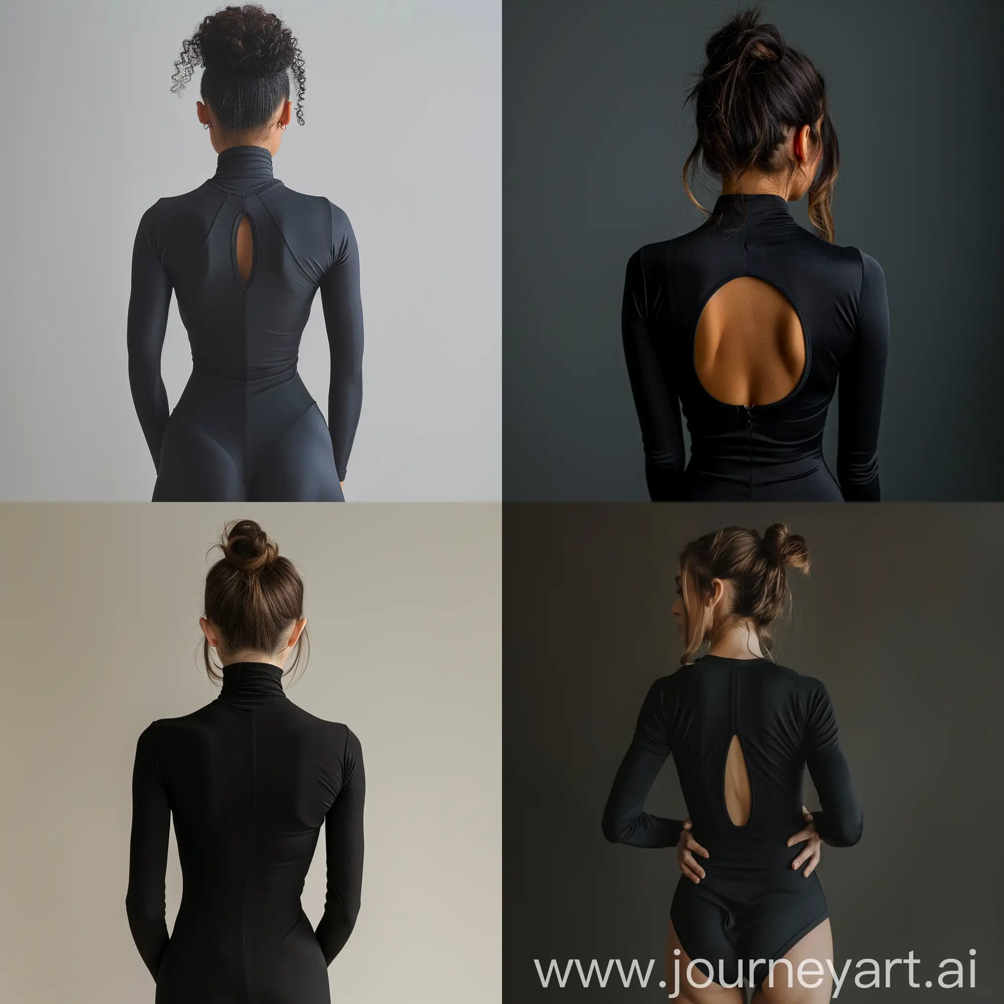 Sleek-Black-Bodysuit-Fashion-Portrait