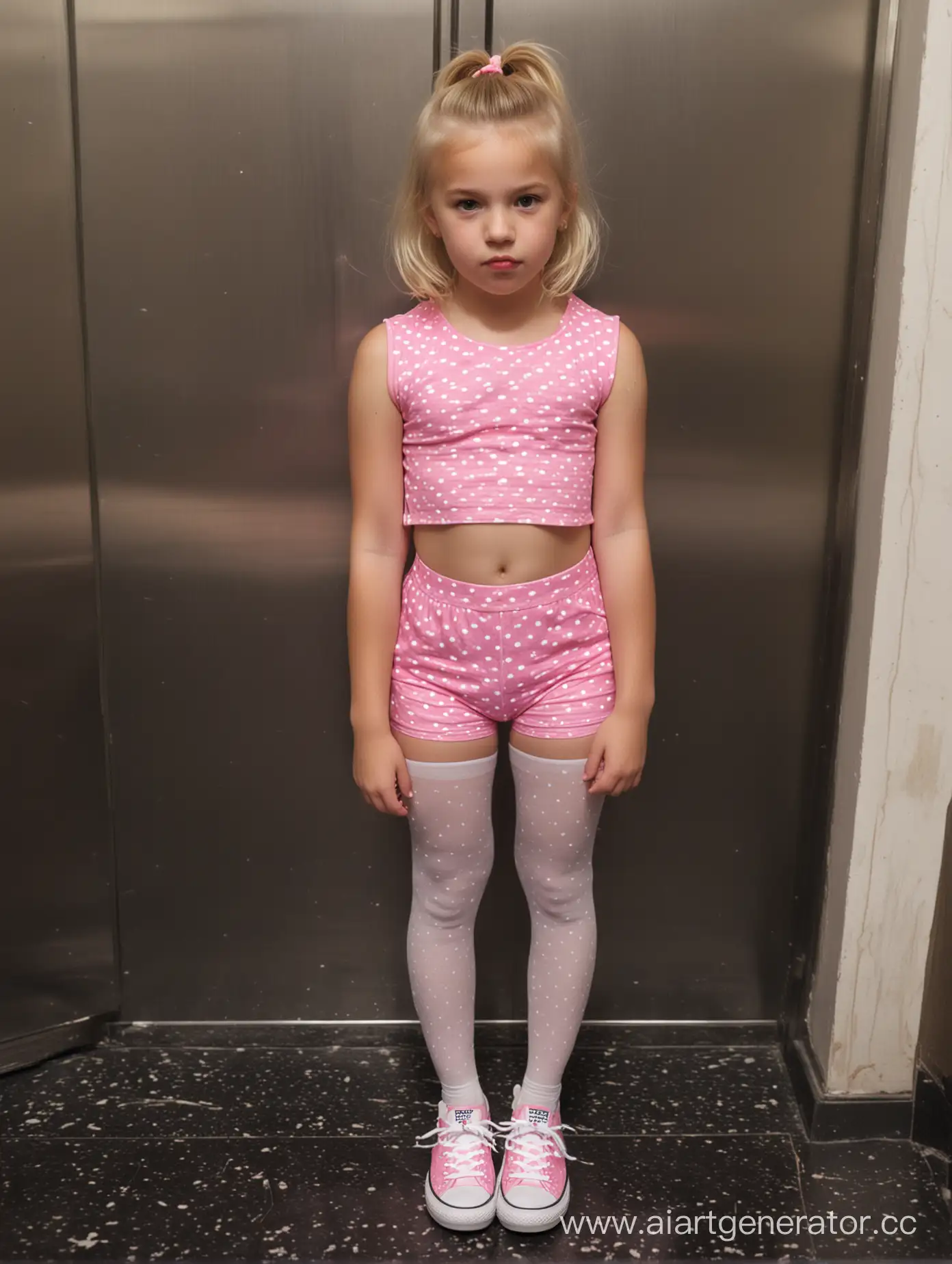 Lonely-Girl-in-Elevator-Portrait-of-a-Thoughtful-12YearOld