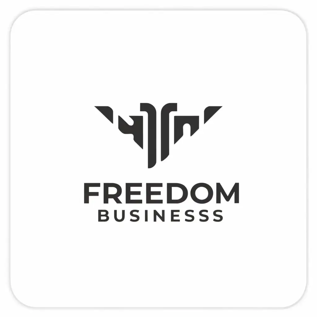 a logo design,with the text "FREEDOM BUSINESS", main symbol:NPD,Minimalistic,be used in Finance industry,clear background