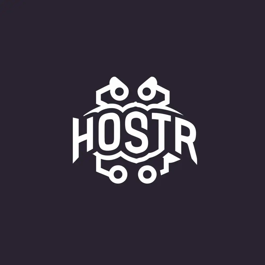 a logo design,with the text "hostr", main symbol:hosting,Moderate,clear background