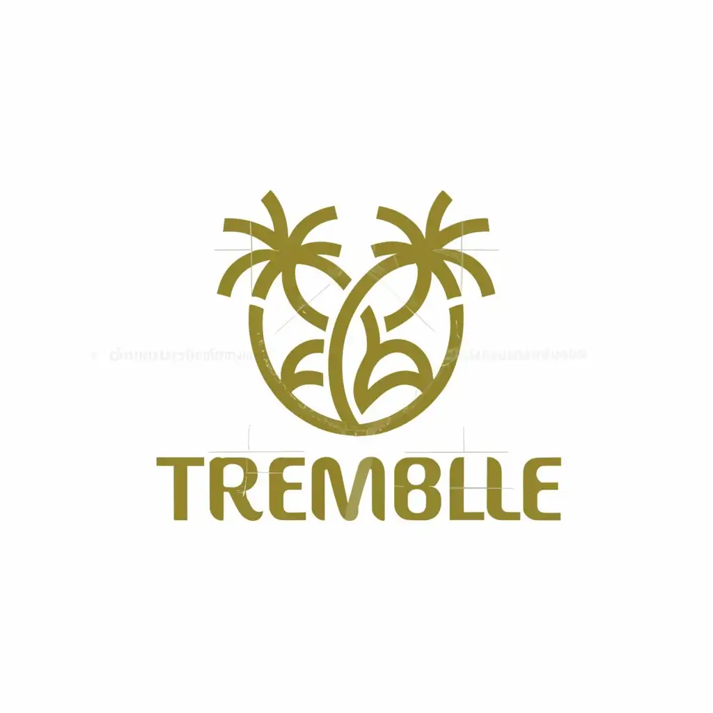 LOGO-Design-For-Tremble-Elegant-Palm-Tree-Symbol-for-Retail-Branding