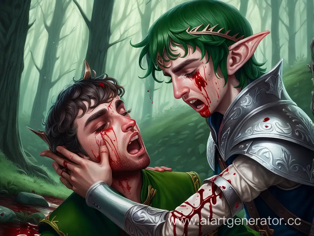 Tragic-Elf-Prince-Murder-Scene-in-Enchanted-Forest