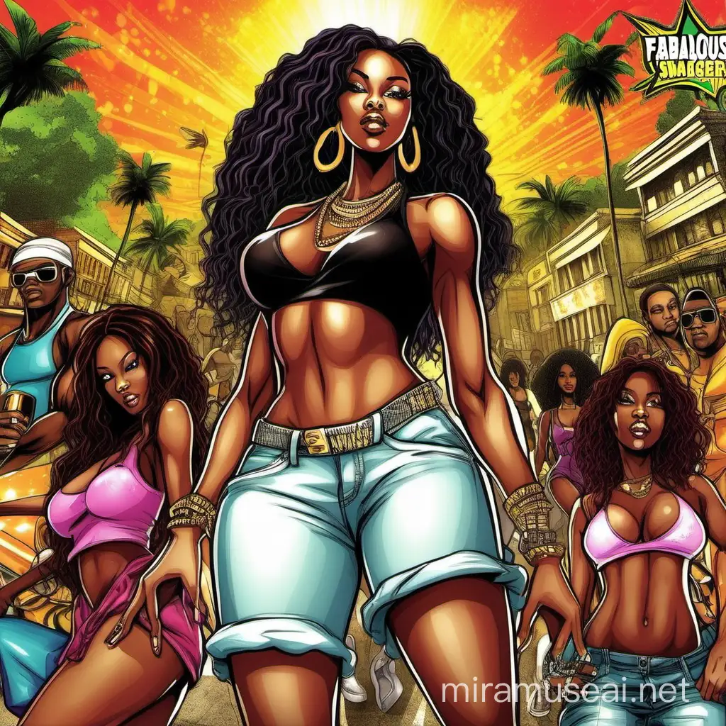 fabalous spiritual swagger wild crazy dope amazing 2013 rap album cover movie cover african american sexy girls background cartoon model