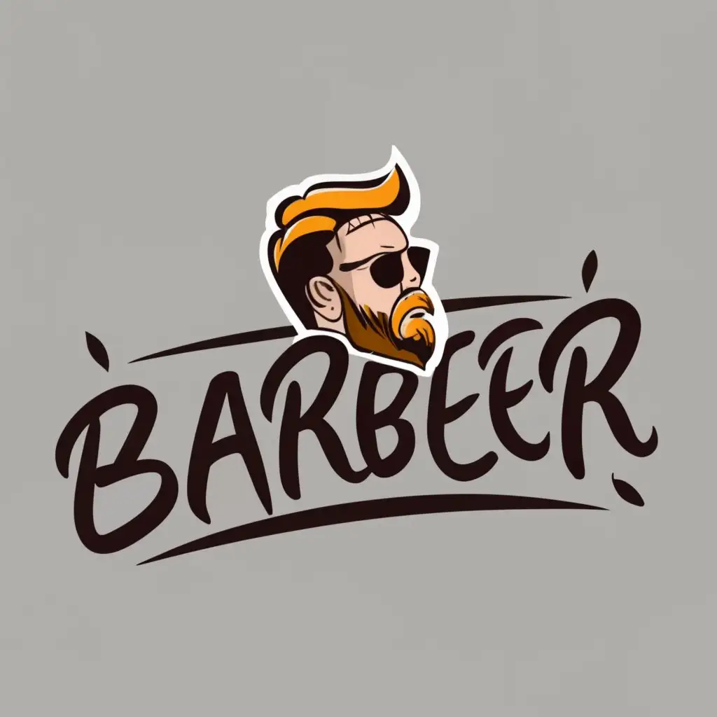 logo, Haircut, with the text "BarberXXX", typography, be used in Beauty Spa industry