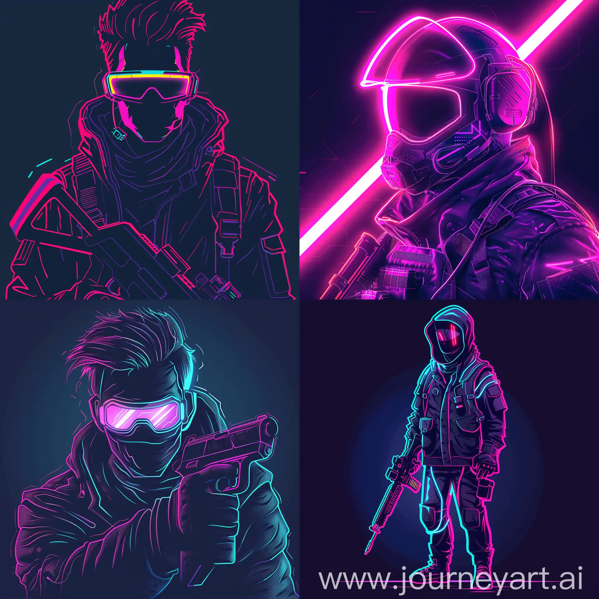 Futuristic-Neon-Avatar-for-Online-Shooter-Game