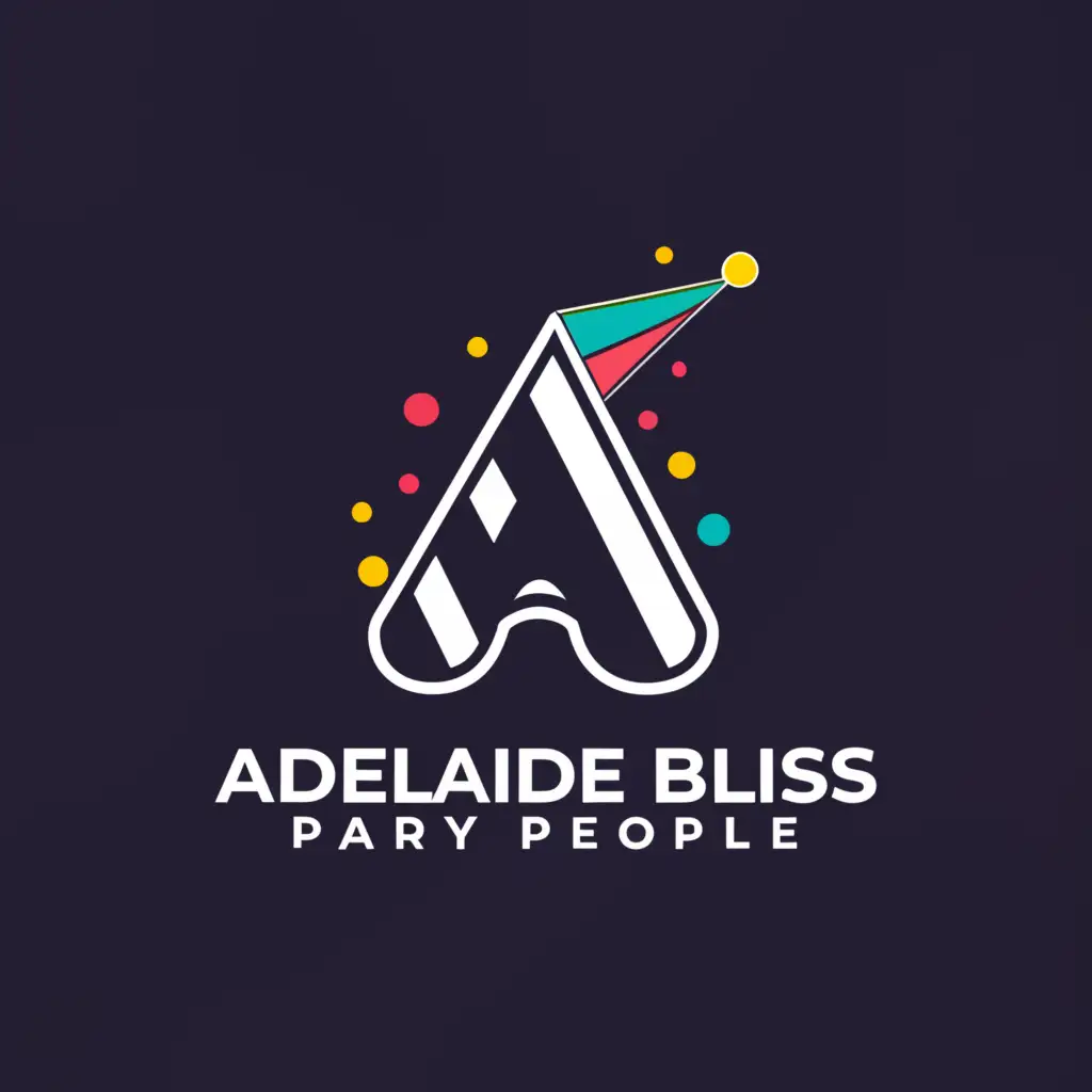 a logo design,with the text "Adelaide Bliss Party People", main symbol:Adelaide Party,Moderate,be used in Entertainment industry,clear background