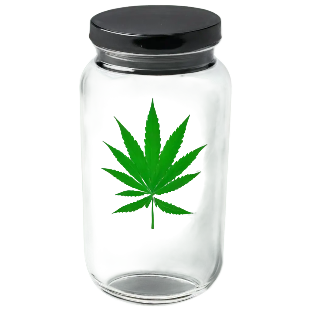 HighQuality-PNG-Image-of-an-Empty-Weed-Jar-Perfect-for-Cannabis-Dispensaries-and-Online-Stores