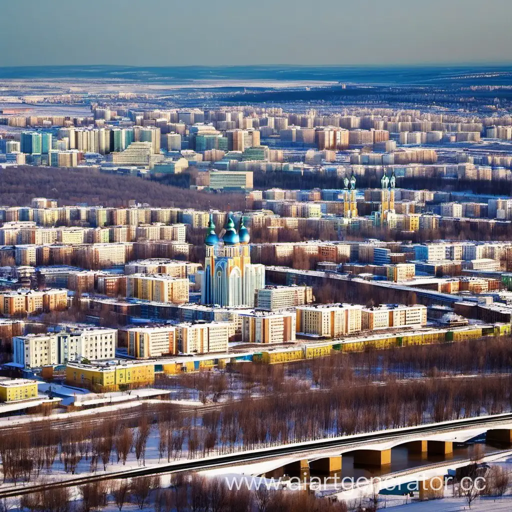 Vibrant-Cityscape-Ufa-Skyline-at-Dusk