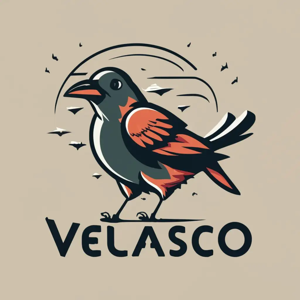 logo, Little Crow, with the text "VELASCO", typography, be used in Travel industry