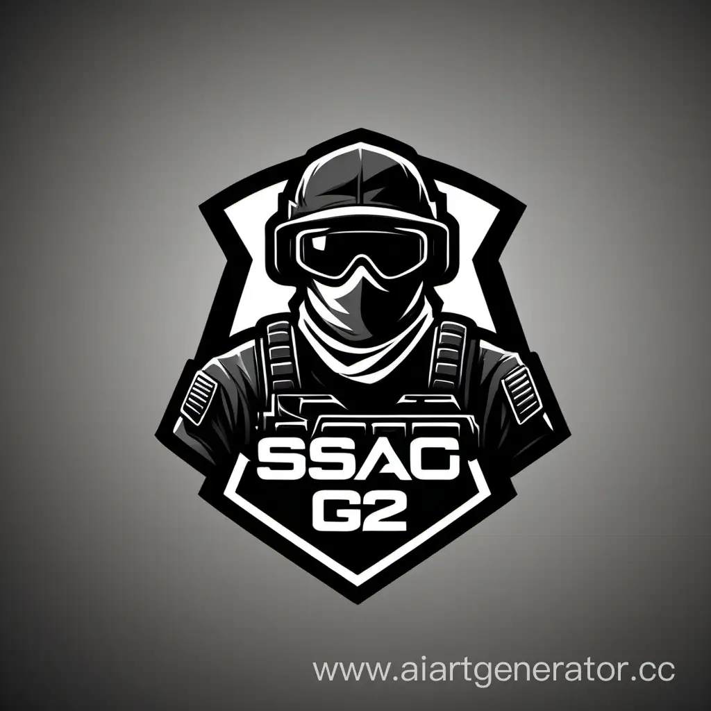 сделай логотип для сервера в дискорд с названием: 322.cs2 
стиль: cs go 
жанр: шутер 
название: 322.cs2 
персонаж: спецназ группировки SWAT