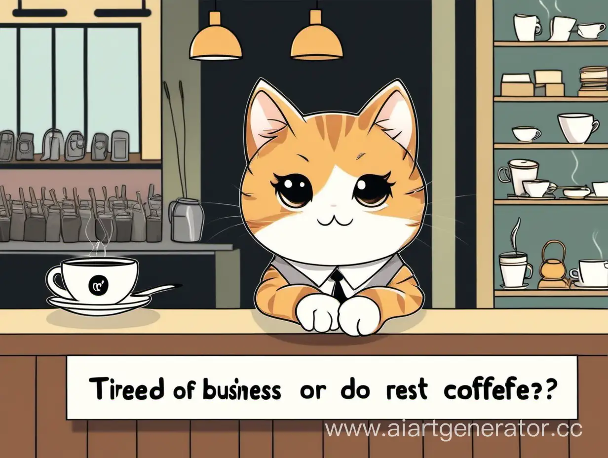 Adorable-Kitten-Barista-Crafting-Coffee-in-a-Cozy-Caf-Setting