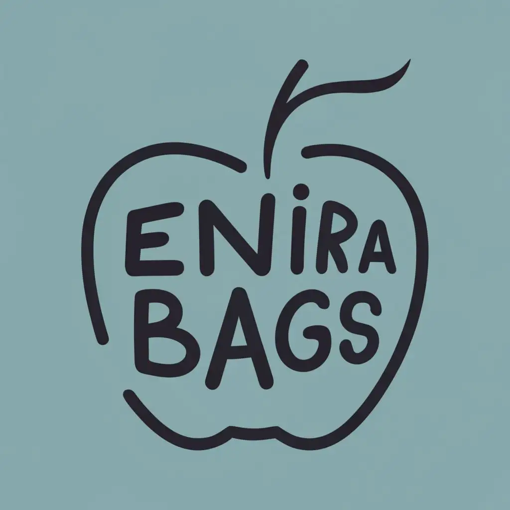 logo, apple, with the text "EnviraBags", typography, be used in Retail industry