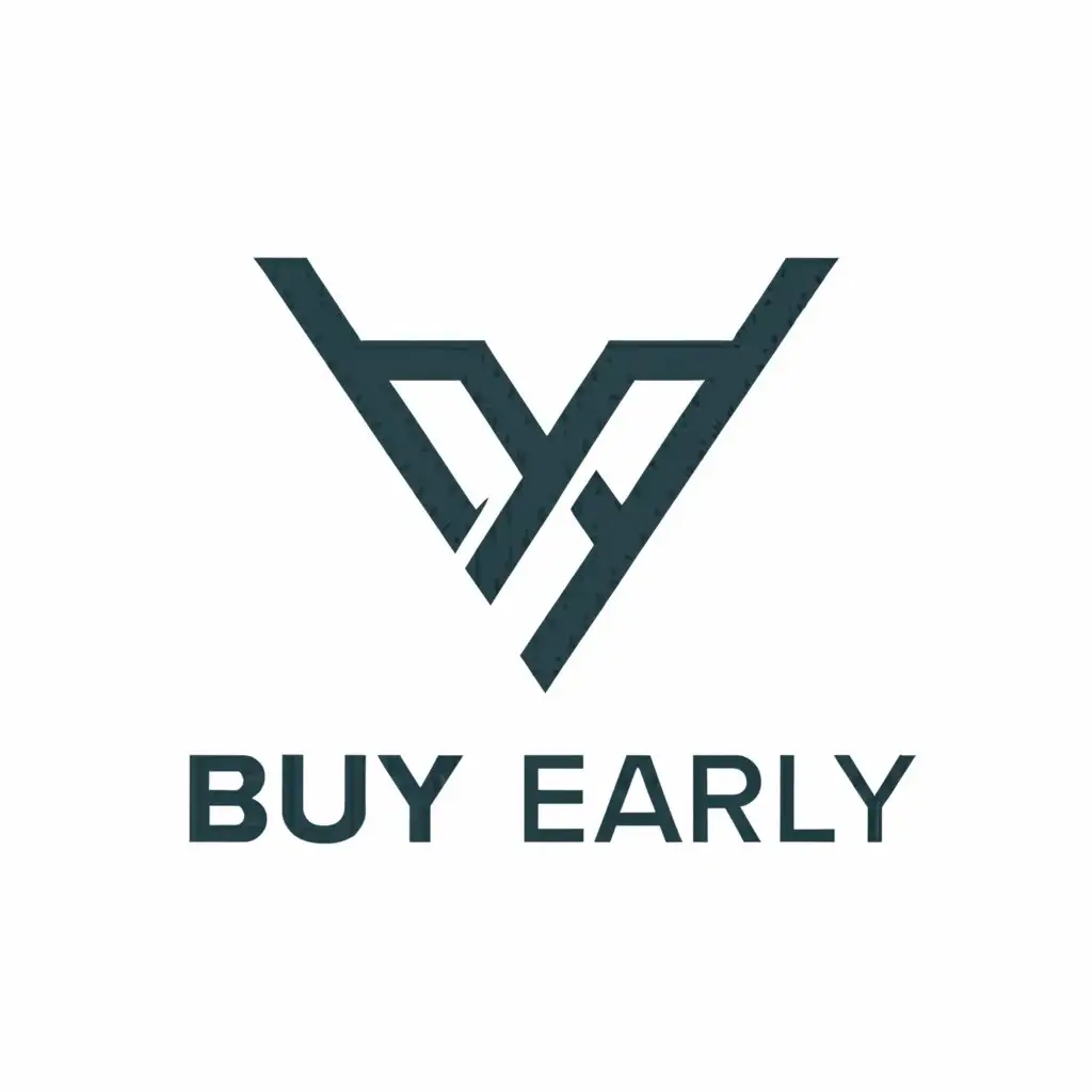 a logo design,with the text "Buy Early", main symbol:Bull,Minimalistic,be used in Finance industry,clear background