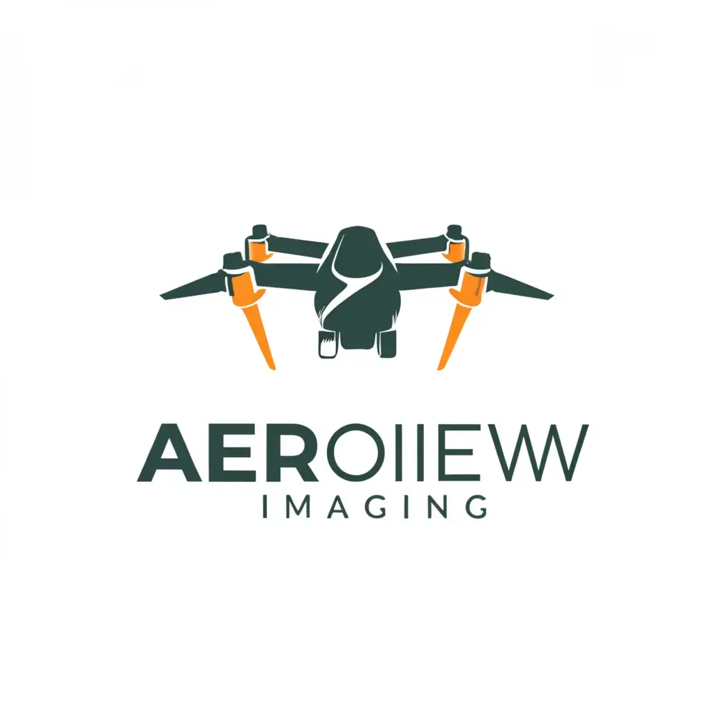 a logo design,with the text "Aeroview Imaging", main symbol:dji drone,complex,be used in Technology industry,clear background