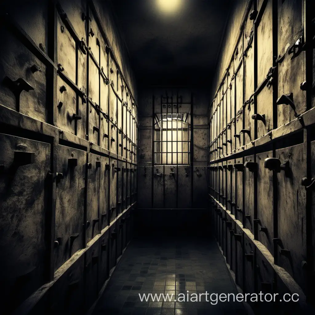 Gloomy-Cabinet-of-Cells-with-Streaked-Walls