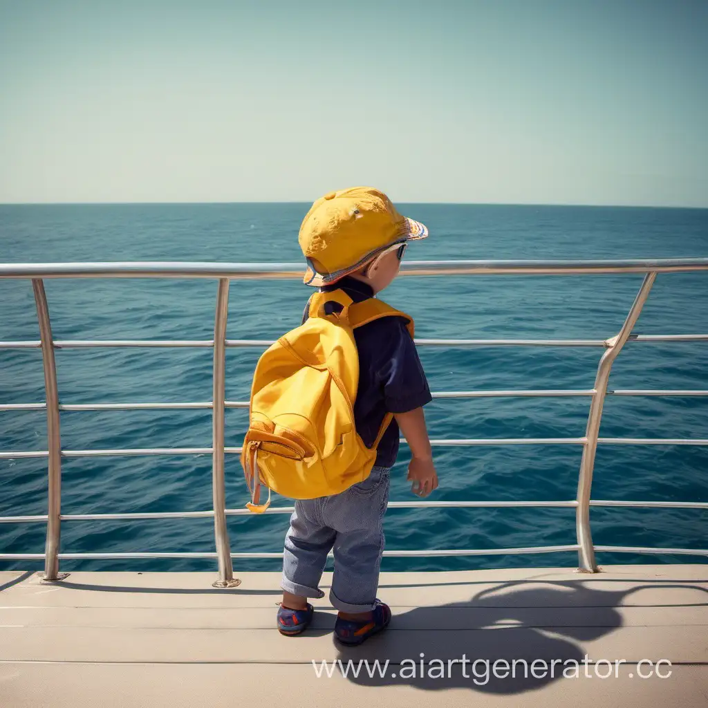 ребенок - турист на море