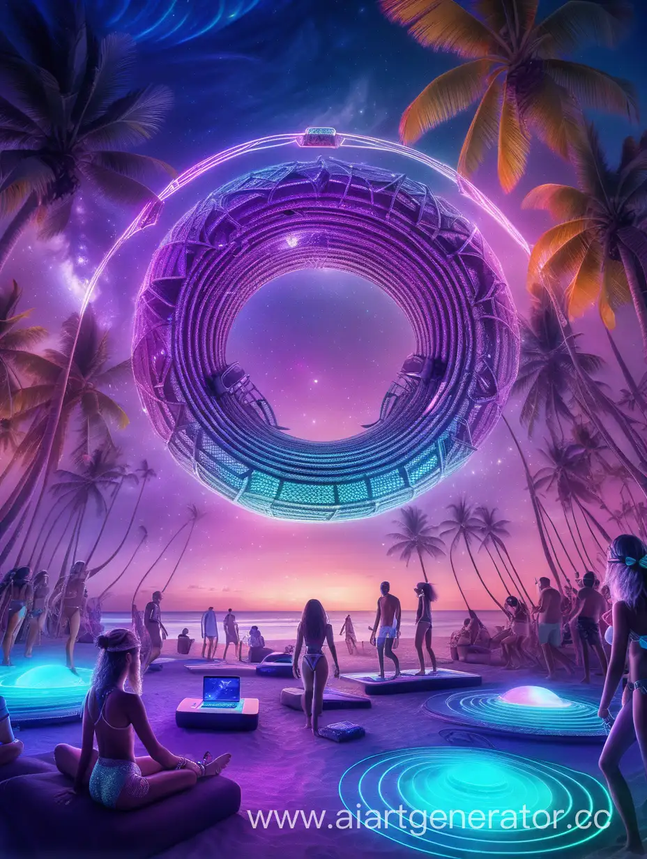 Futuristic-Fusion-Humans-Aliens-Unite-at-Beach-Open-Air-Rave