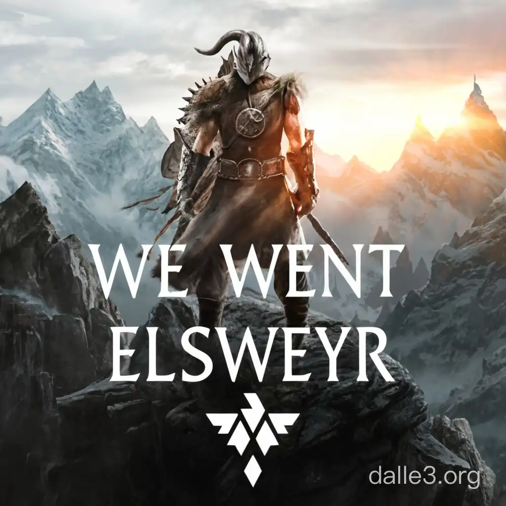 skyrim image, text saying "We Went Elsweyr"