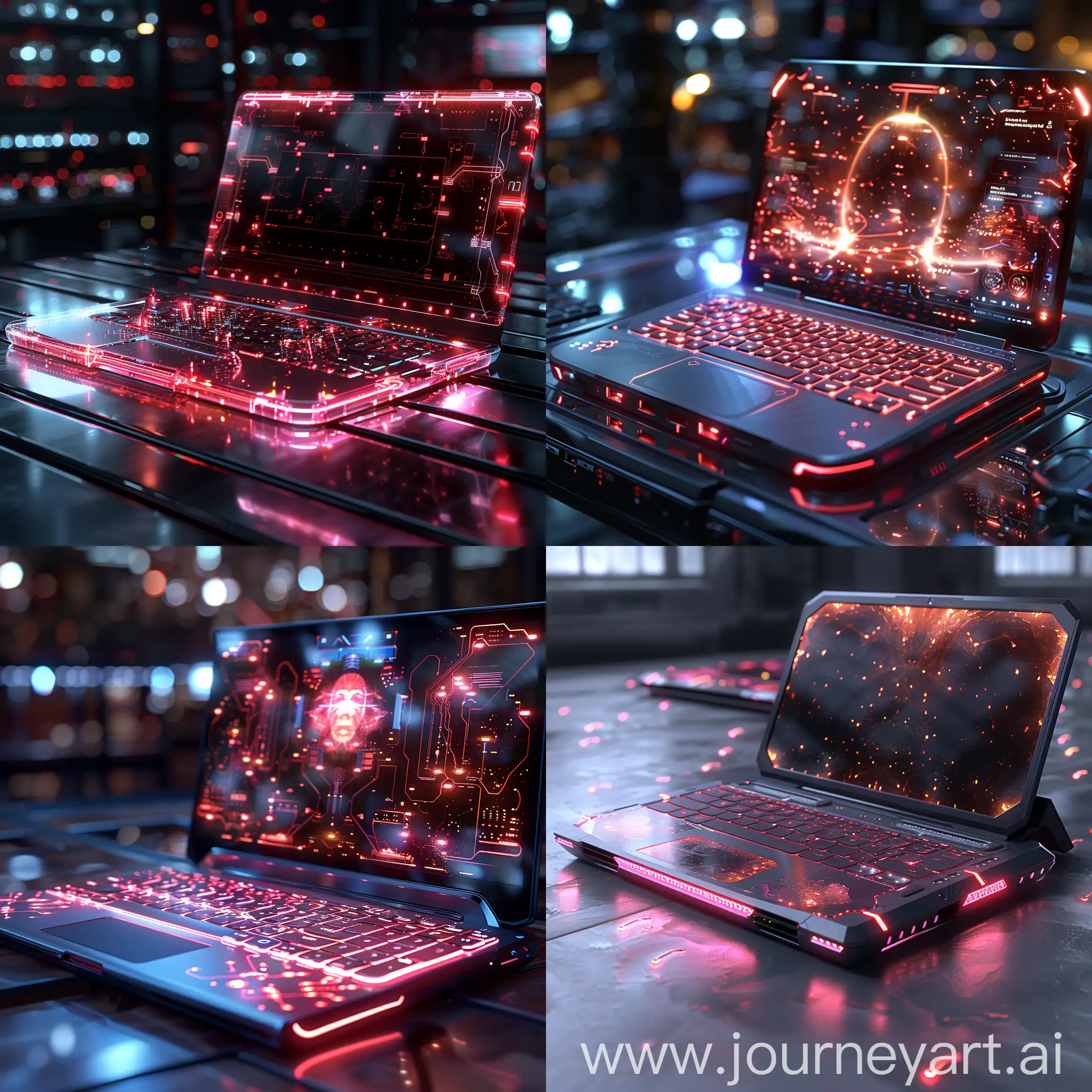 Futuristic-Laptop-with-Flexible-Display-and-Holographic-Interface
